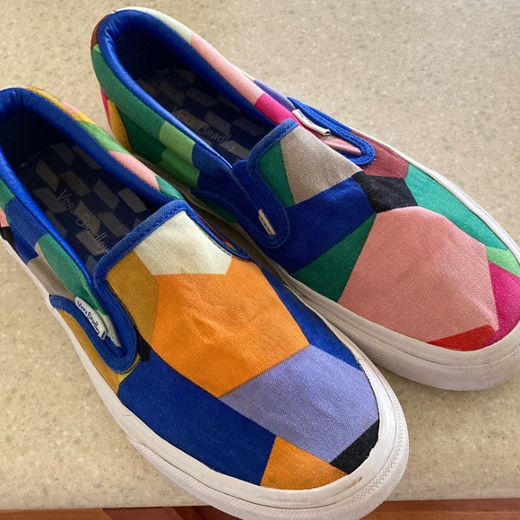 Vera Bradley Shoes - Vera Bradley Multicolor Geometric Slip On Sneakers